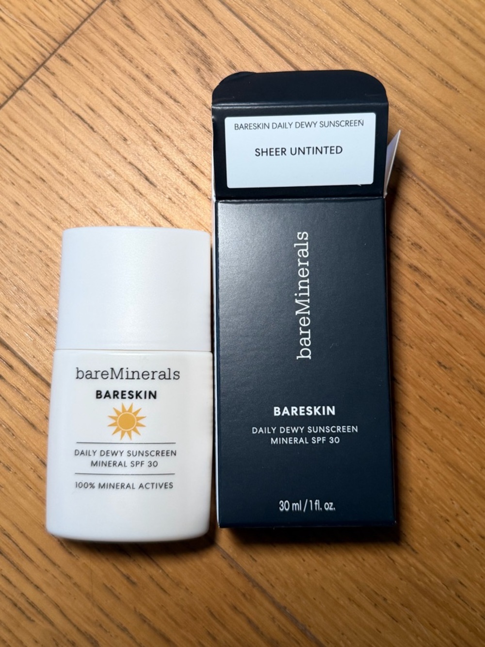 bareMinerals BARESKIN Daily Dewy Sunscreen SPF 30 - Sheer Untinted NWT
